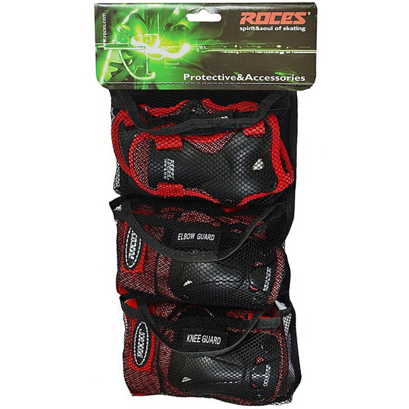 Roces Ventilated Skate Pads Kids 3-pack