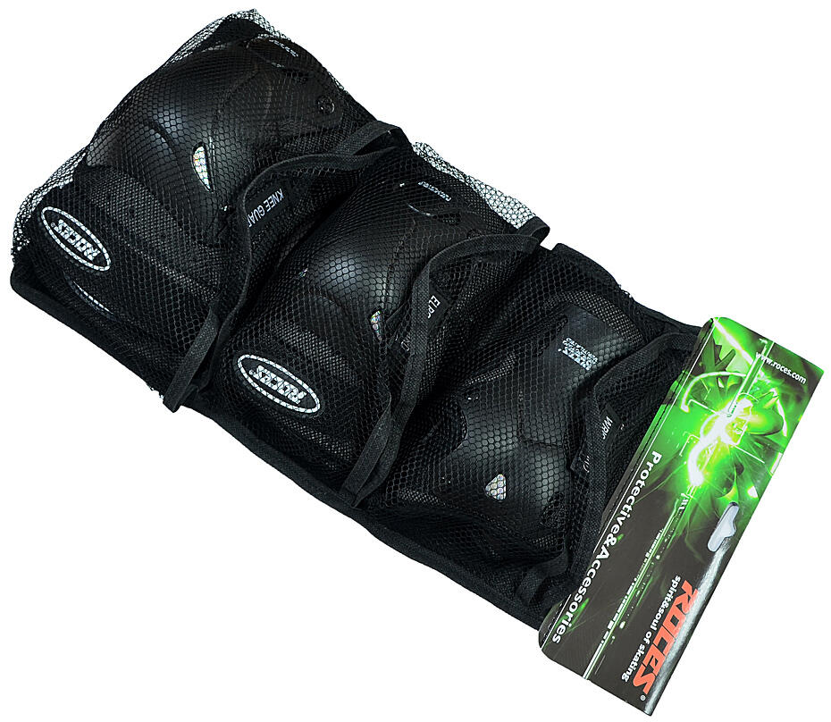 Roces - Ventilated Skatebescherming Set - Volwassenen - Driedelig - Zwart 2/4