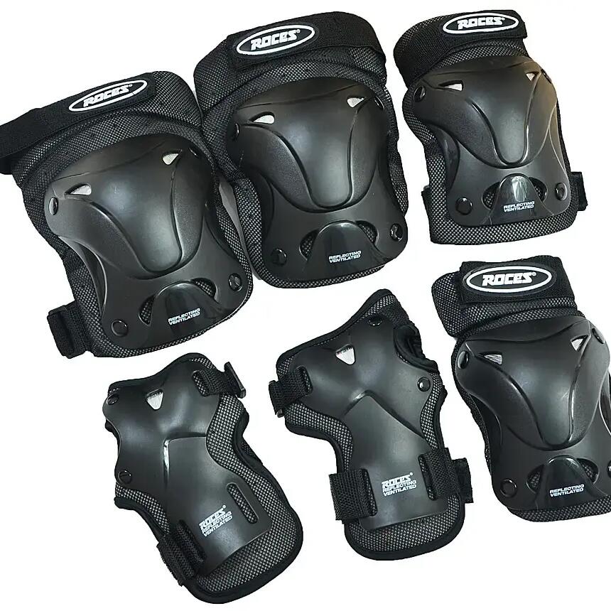 Ventilated - Skatebescherming - 3-pack - Adult - Black