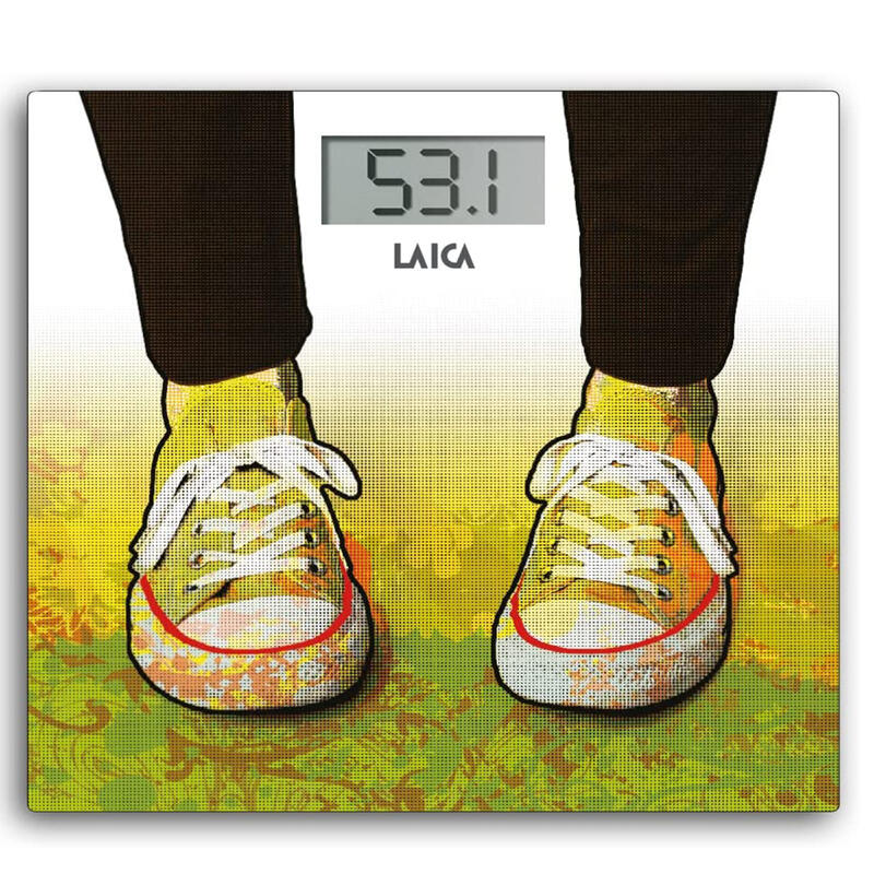 BÁSCULA DIGITAL PS1079 DISEÑO ZAPATILLAS 180 KG