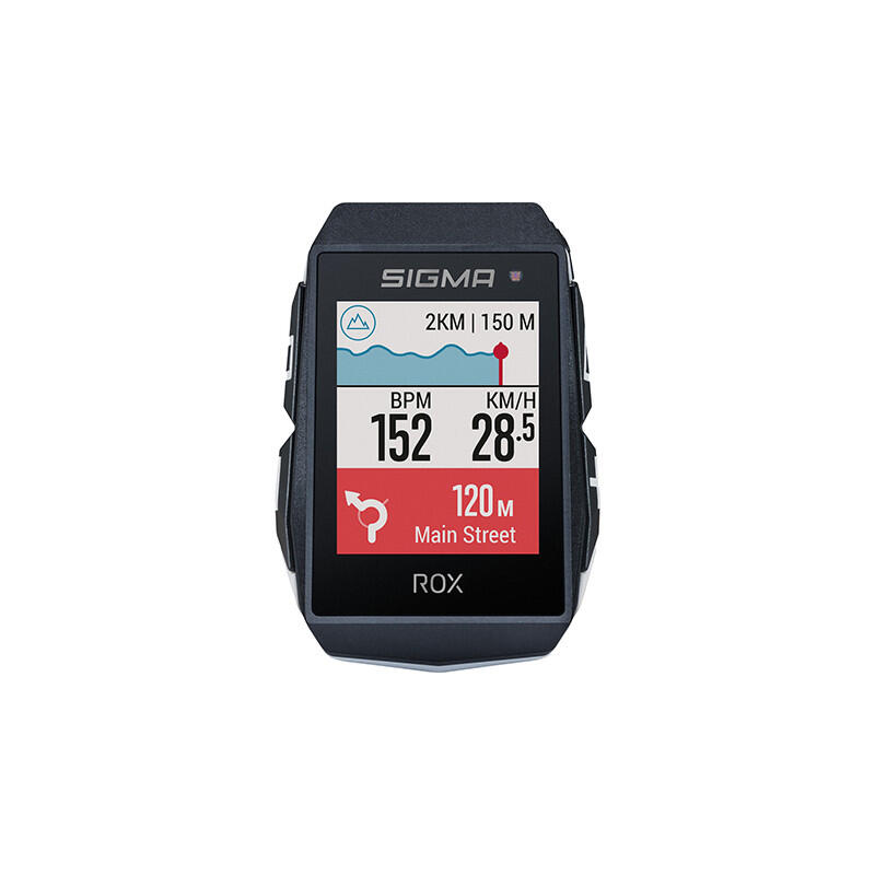 GPS Fietscomputer ROX 11.1 EVO GPS HR set met korte Butler stuurhouder - wit