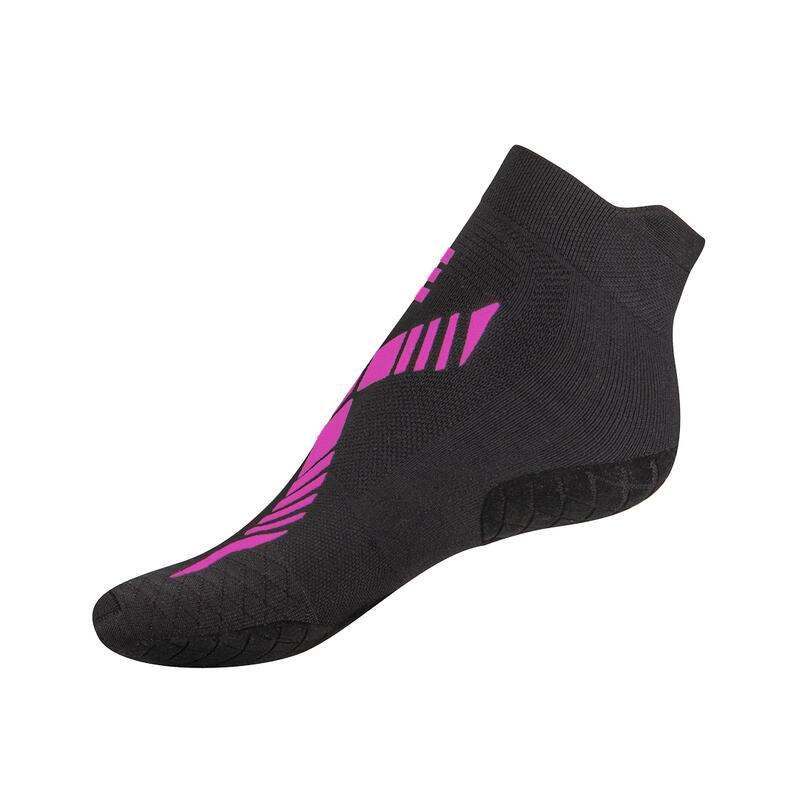 Klassische chwimmsocken für Erwachsene Schwimmbad antibakteriell schwarz fuchsia