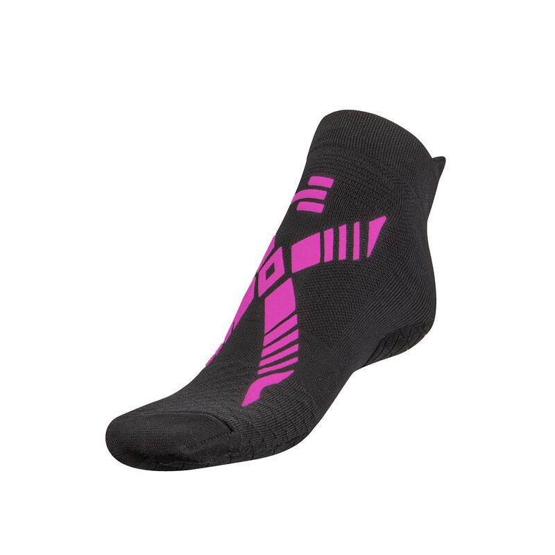 Klassische chwimmsocken für Erwachsene Schwimmbad antibakteriell schwarz fuchsia