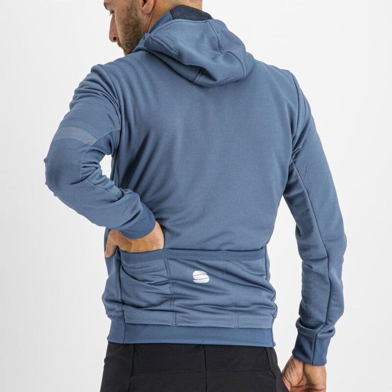 Sudadera Ciclismo con capucha Sportful Giara - Mar azul