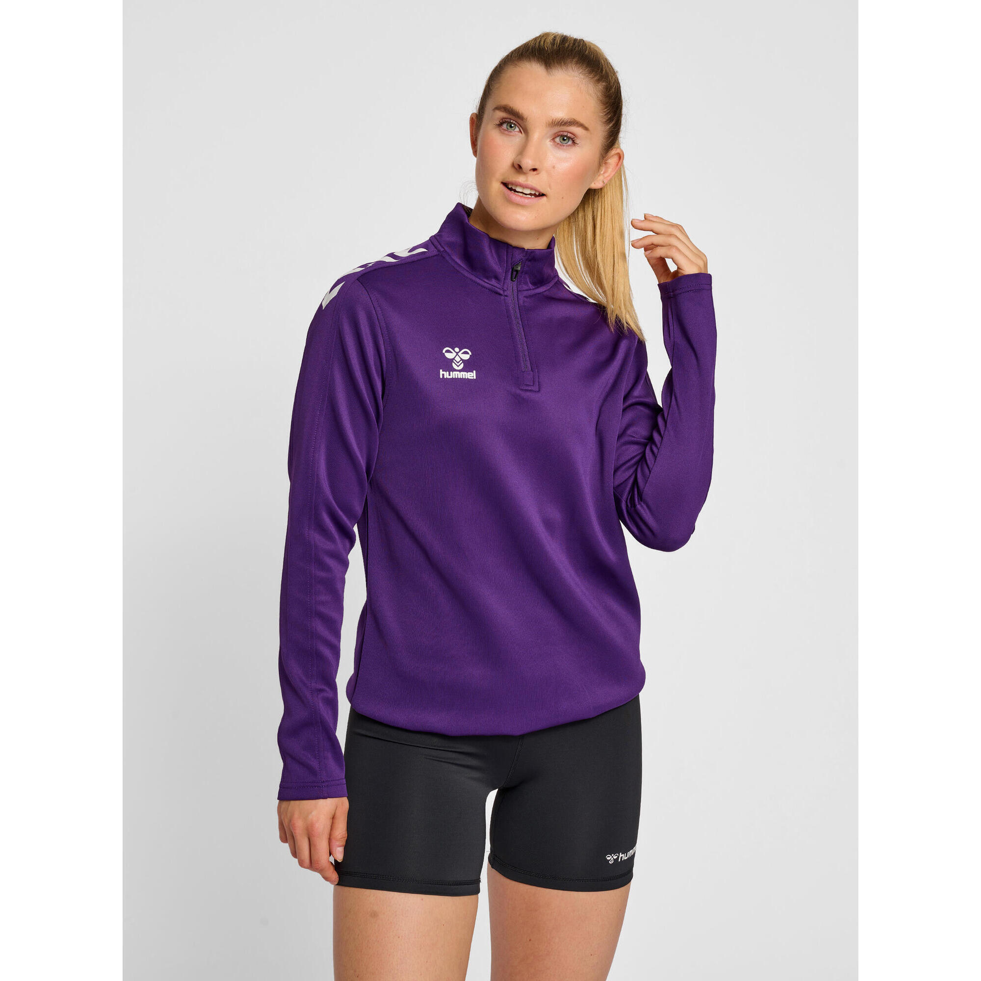 HUMMEL Halbreißverschluss Sweatshirt Hmlcore Damen HUMMEL