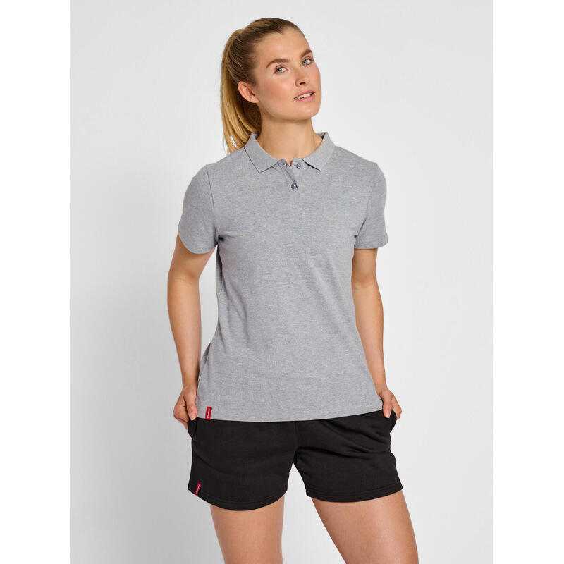 Polo da donna Hummel Red Classic Polo da donna Hummel Red Classic