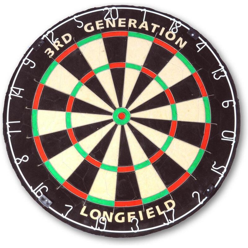 Longfield Dartboard 3RD Generation - Sisal - Jeu de fléchettes