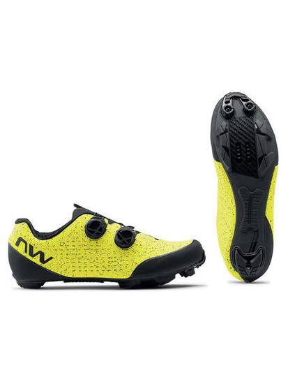 Buty rowerowe mtb męskie NORTHWAVE REBEL 3 żółto czarne