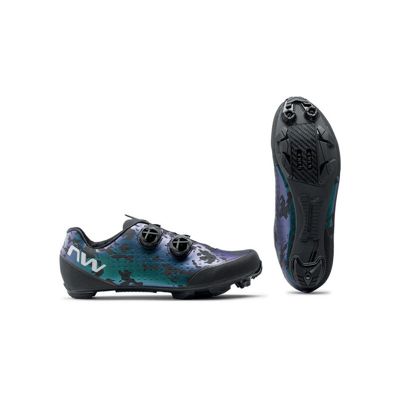 Buty rowerowe mtb męskie NORTHWAVE REBEL 3  niebieskie