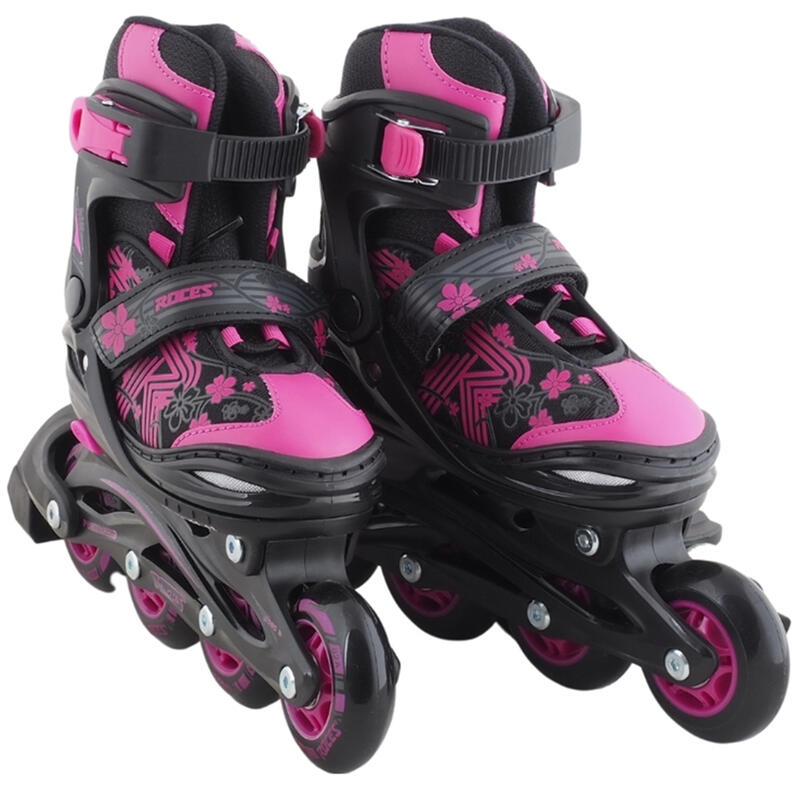 Inline skate ROCES Jokey 3.0 girl - black / pink