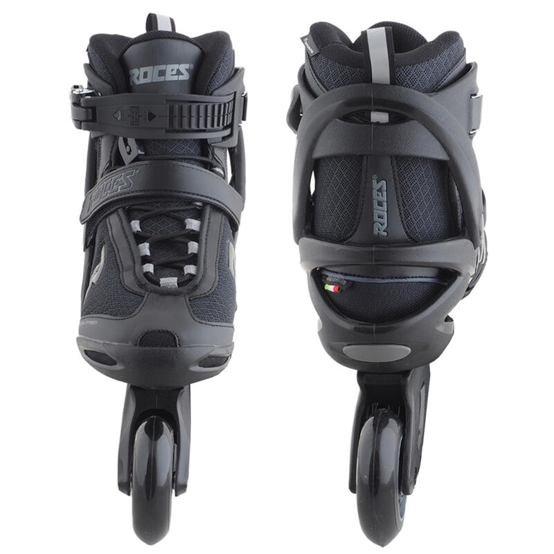 Roces Icon inline skates softboot heren 80 mm 82A zwart