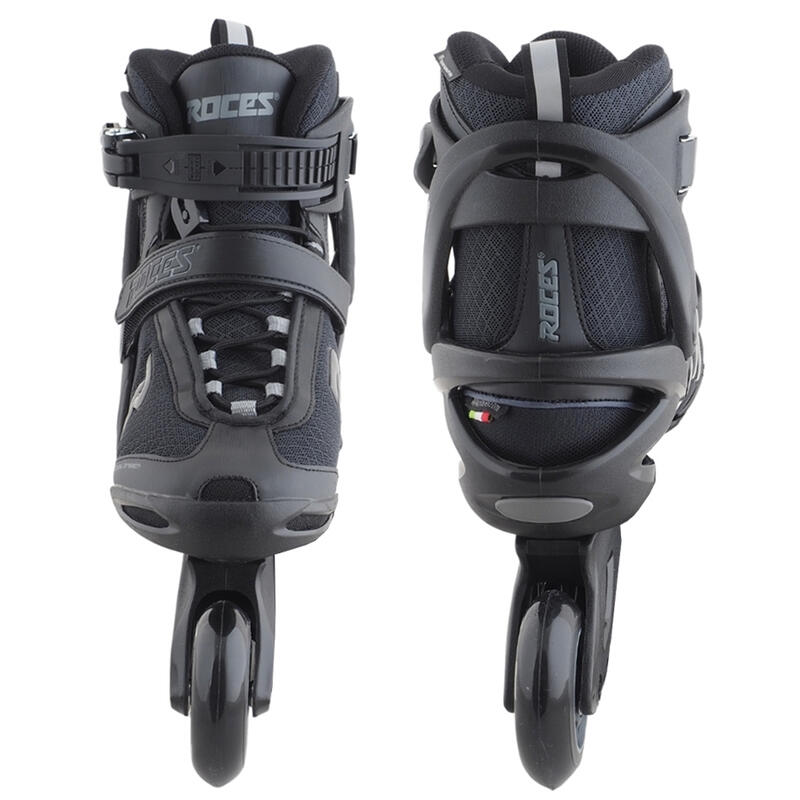 Roces Icon inline skates softboot hommes 80 mm 82A noir