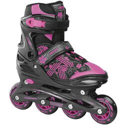 Inline skate ROCES Jokey 3.0 girl - black / pink