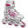 Roces Jokey 3.0 patins à roues alignées bottes souples filles blanc/rose taille