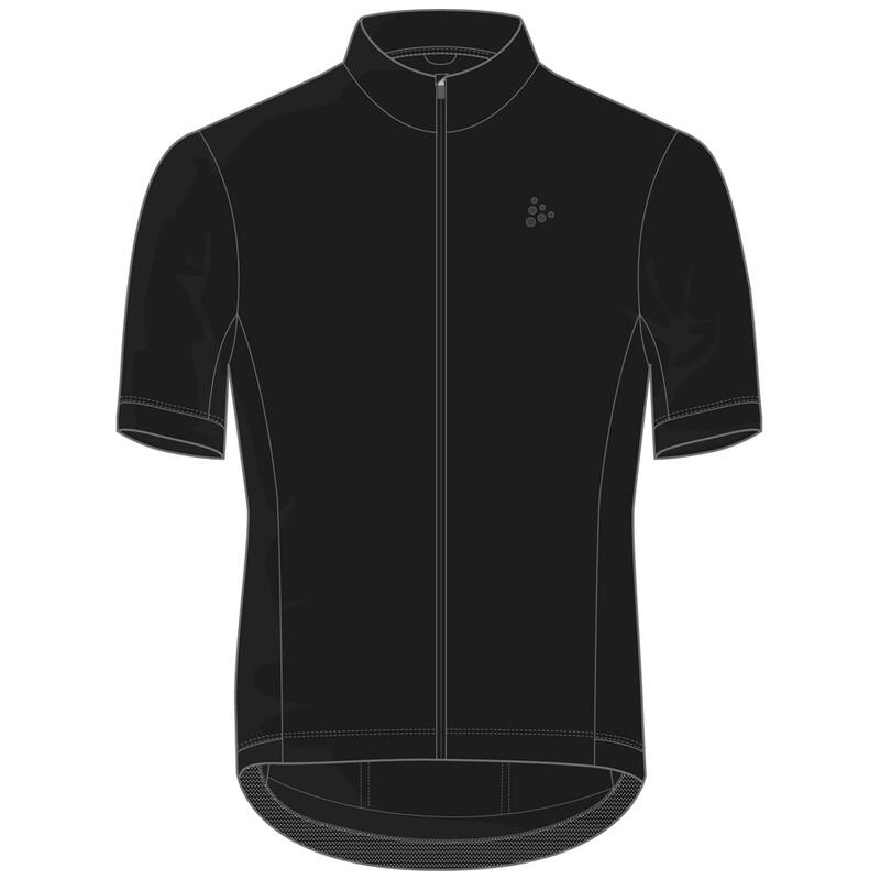 Fietsshirt - Craft Essence Jersey - M - Heren - Zwart - Fietsshirt