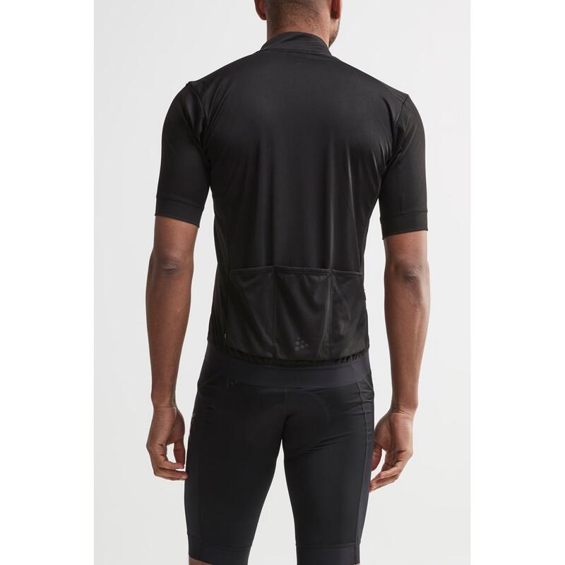 Fietsshirt - Craft Essence Jersey - S - Heren - Zwart - Fietsshirt