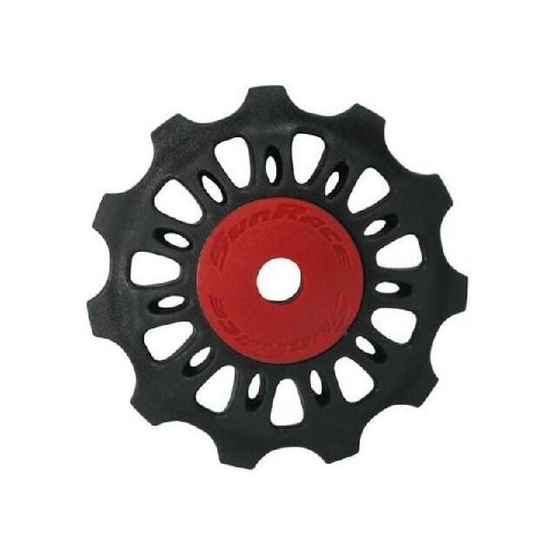 Derailleur Wheels SP856 11 dents 2 pièces noires / rouges