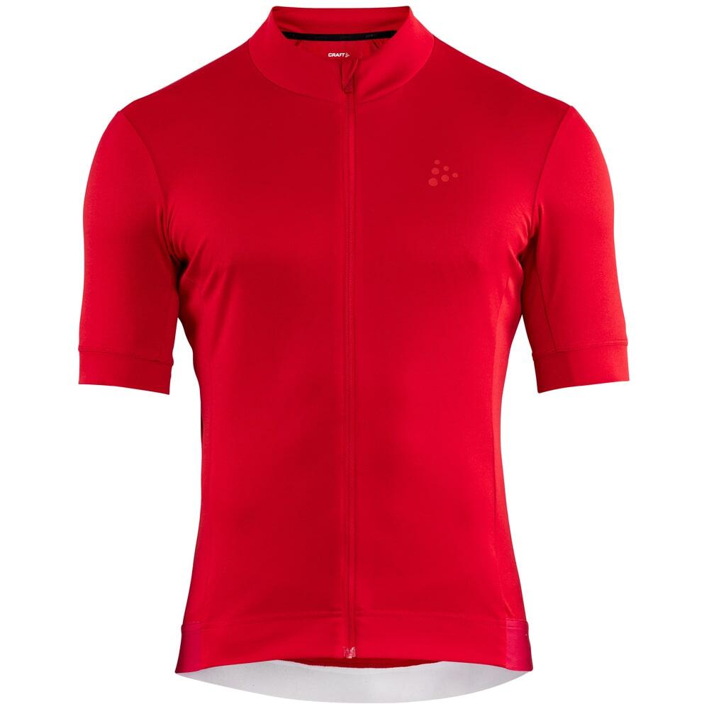 CRAFT Fietsshirt - Craft Essence Jersey - S - Heren - Rood - Fietsshirt