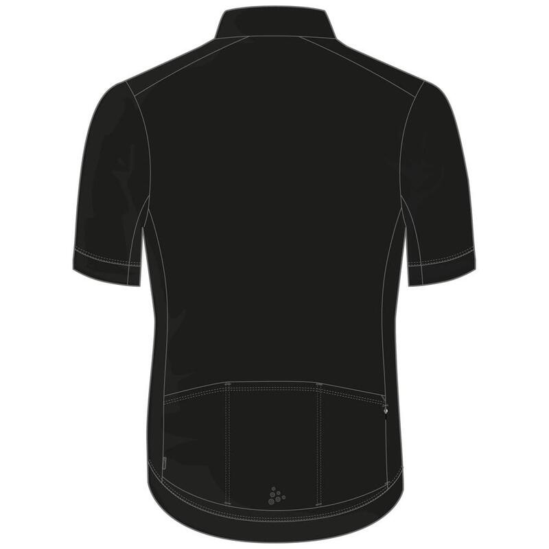 Fietsshirt - Craft Essence Jersey - M - Heren - Zwart - Fietsshirt