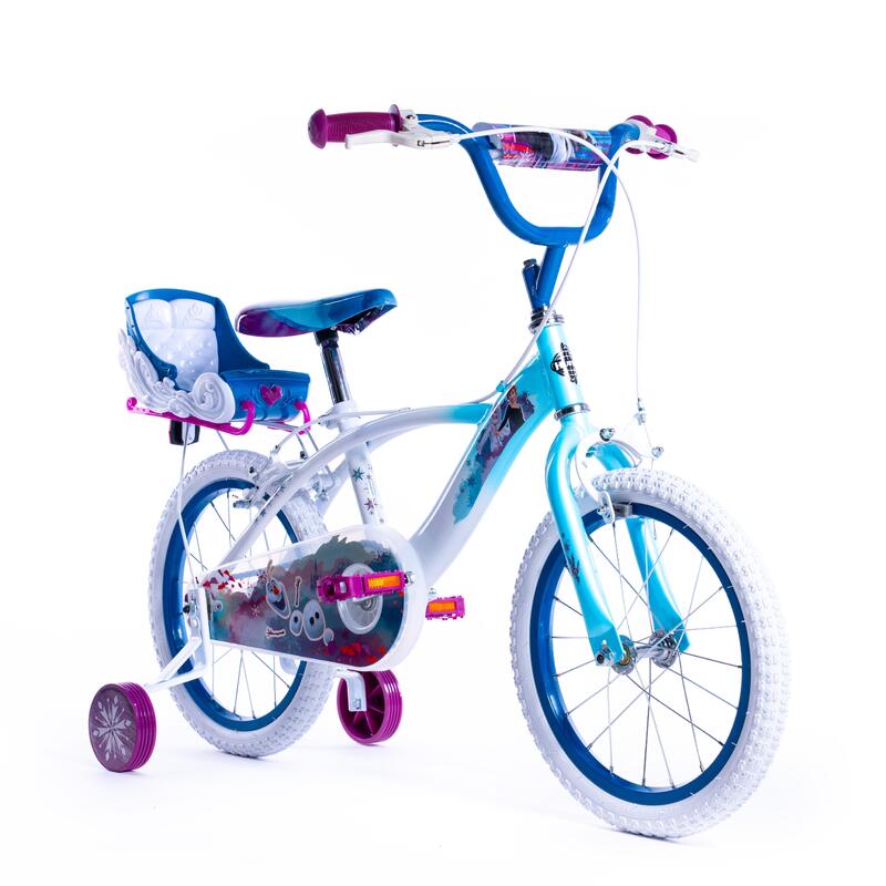 Huffy Disney Frozen Meisjes 16 Inch Fiets + Stabilisatoren