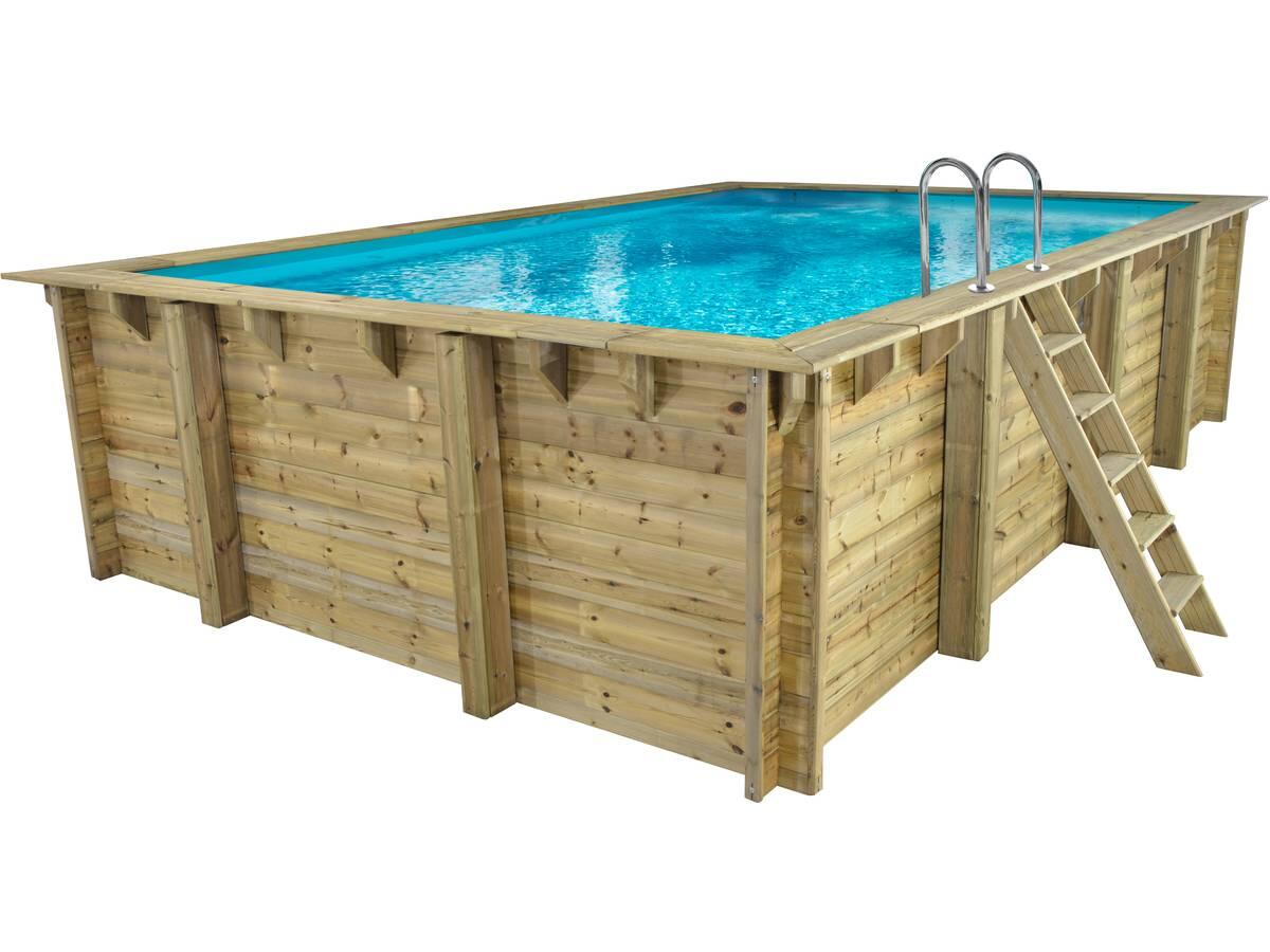 Piscine bois rectangle  Panama - 6.20 x 4.10 x 1.45 m 2/2