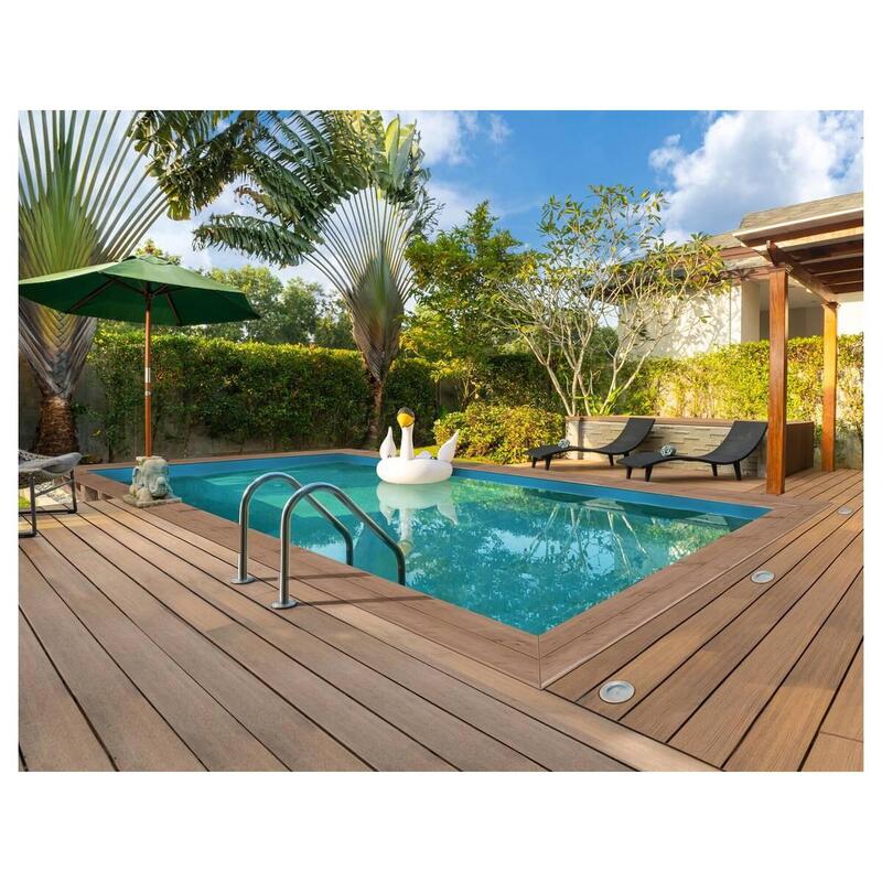 Piscine bois rectangle Panama - 6.20 x 4.10 x 1.45 m