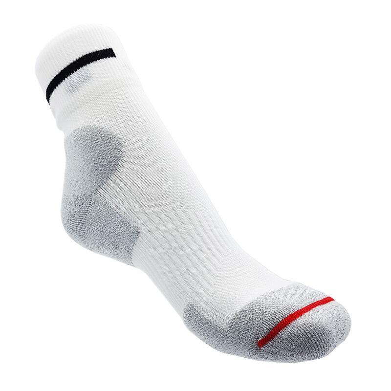 Technische sokken Running voor heren en dames Athletism midden wit
