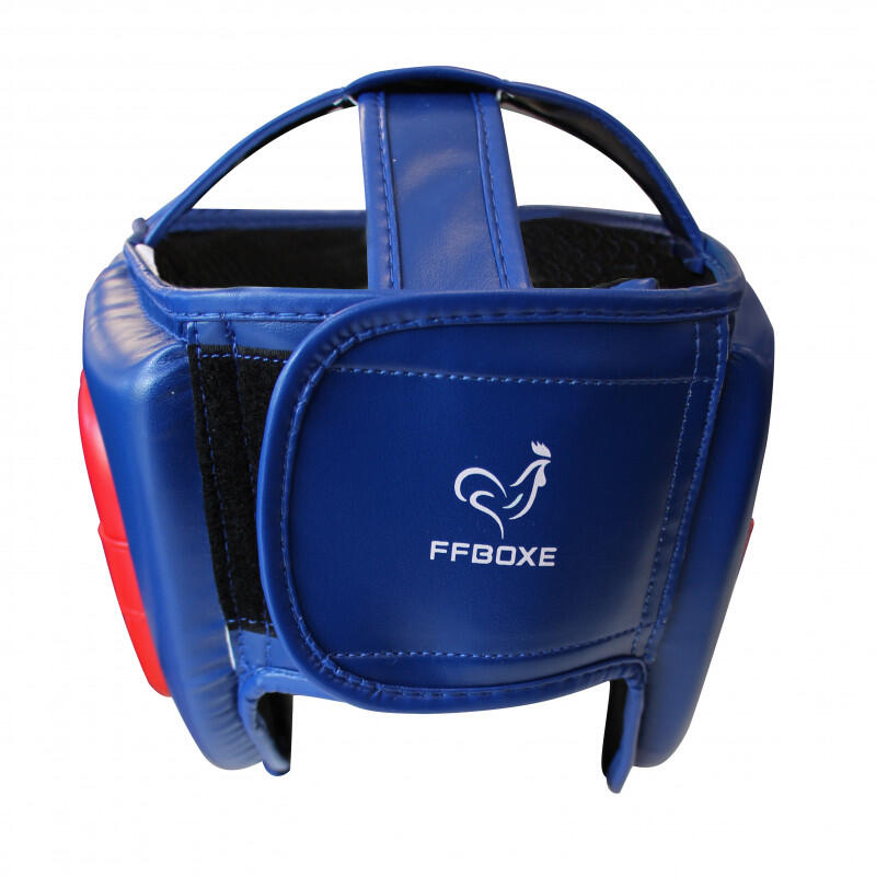 Casque de boxe pro FFB avec protection paumettes