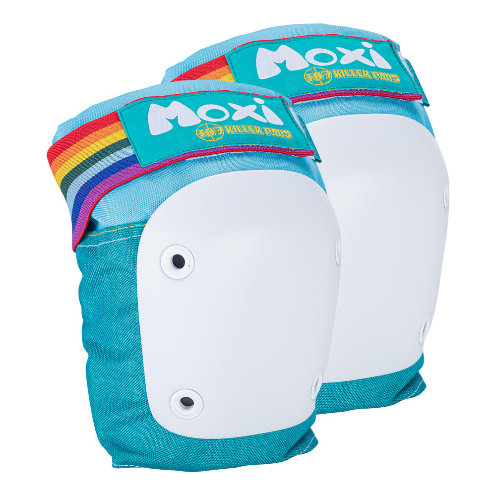 MOXI 187 KILLER PADS - 6 PACK PROTECTION SET FOR SKATES & SKATEBOARDS - JADE 3/6