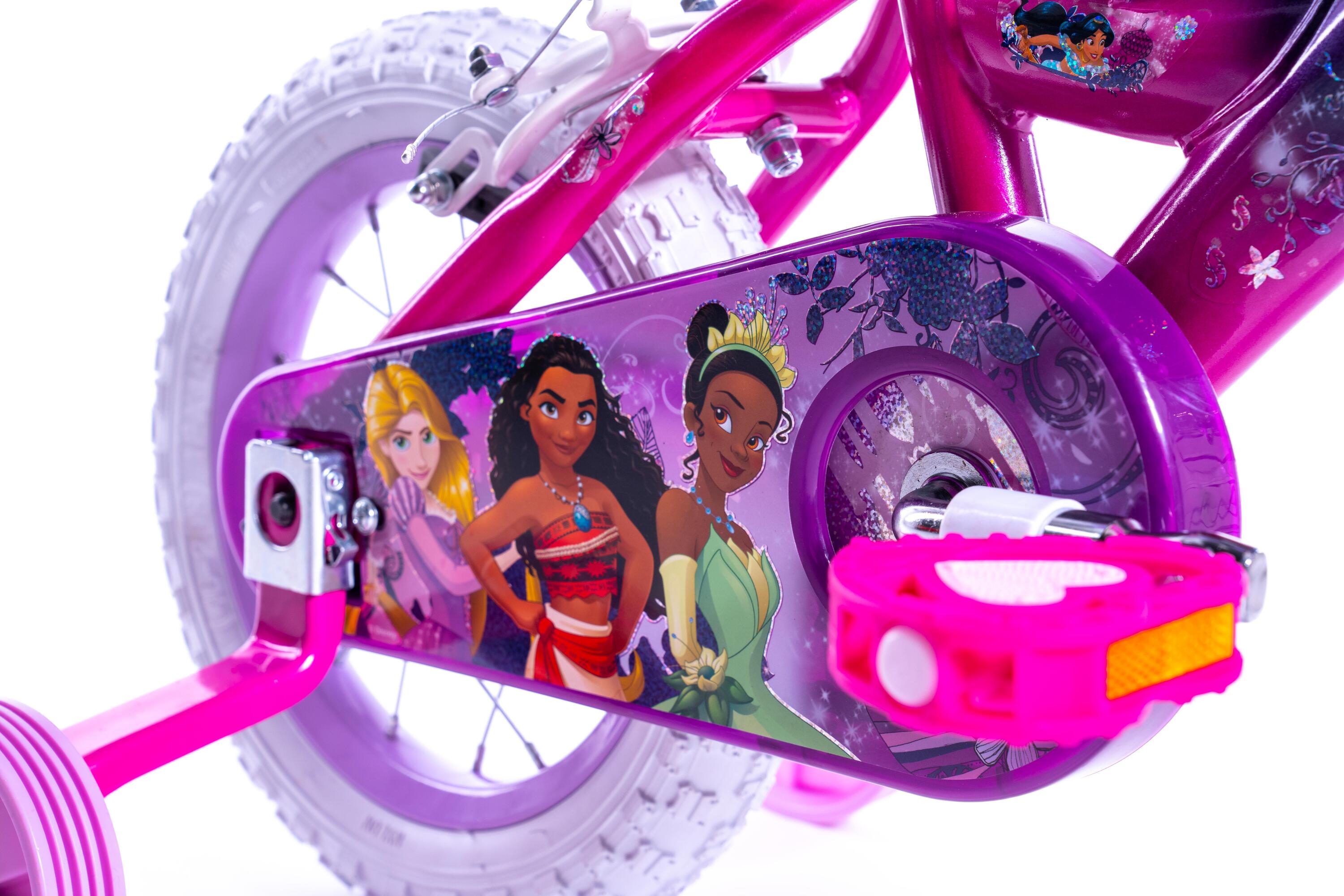 Huffy Disney Princess Girls Bike 12 inch Pink & Purple 3-5 Year Old 3/8