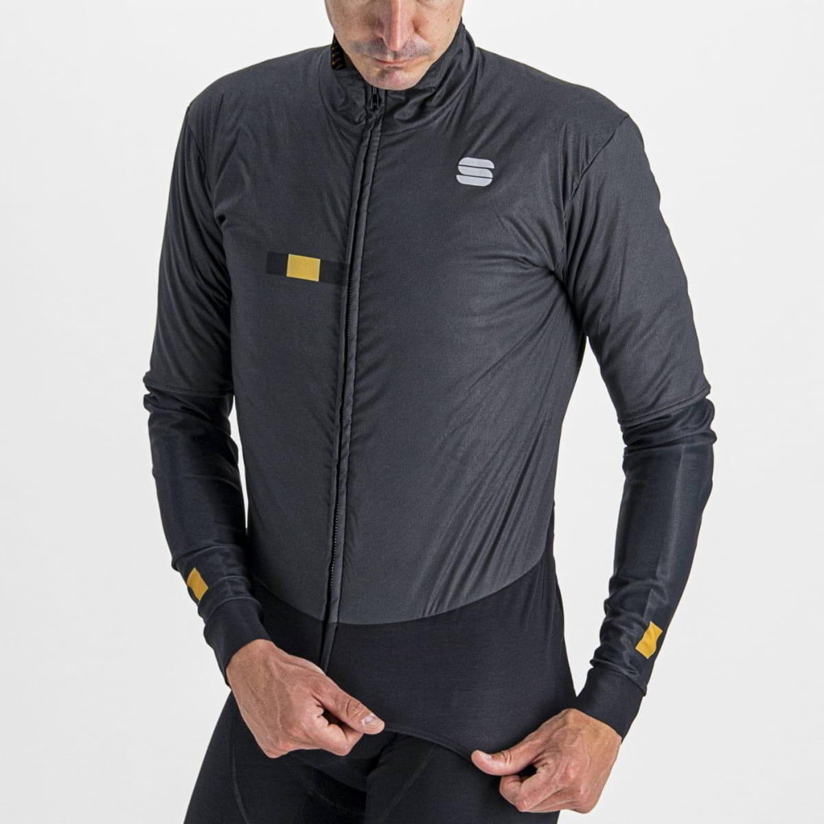 Bodyfit Pro Jacket - Zwart Goud 4/7