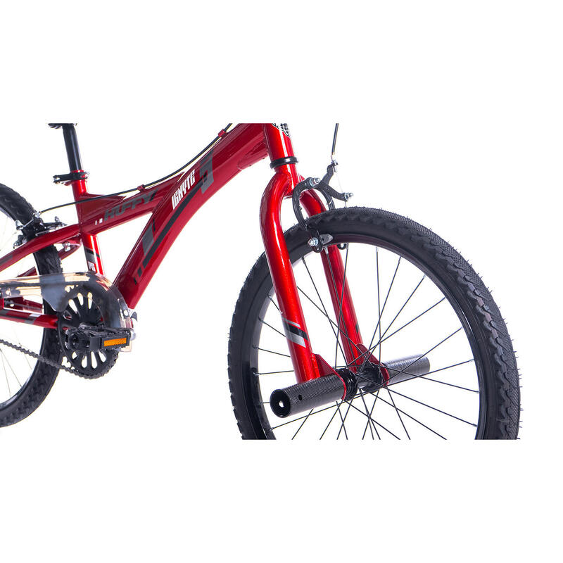 Vélo de style BMX Ignyte 20 pouces rouge pour les enfants de 6 à 9 ans