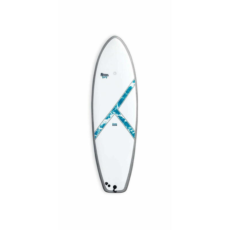 Foamy FLOW 5'3 - Prestaties Riversurf Softtop