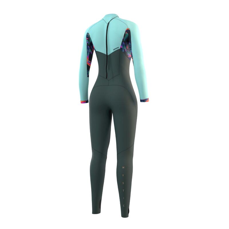 Mystic Neoprenanzug Dazzled Fullsuit 5/3 Damen Langarm 644 Dark Leaf 2021 - Größ