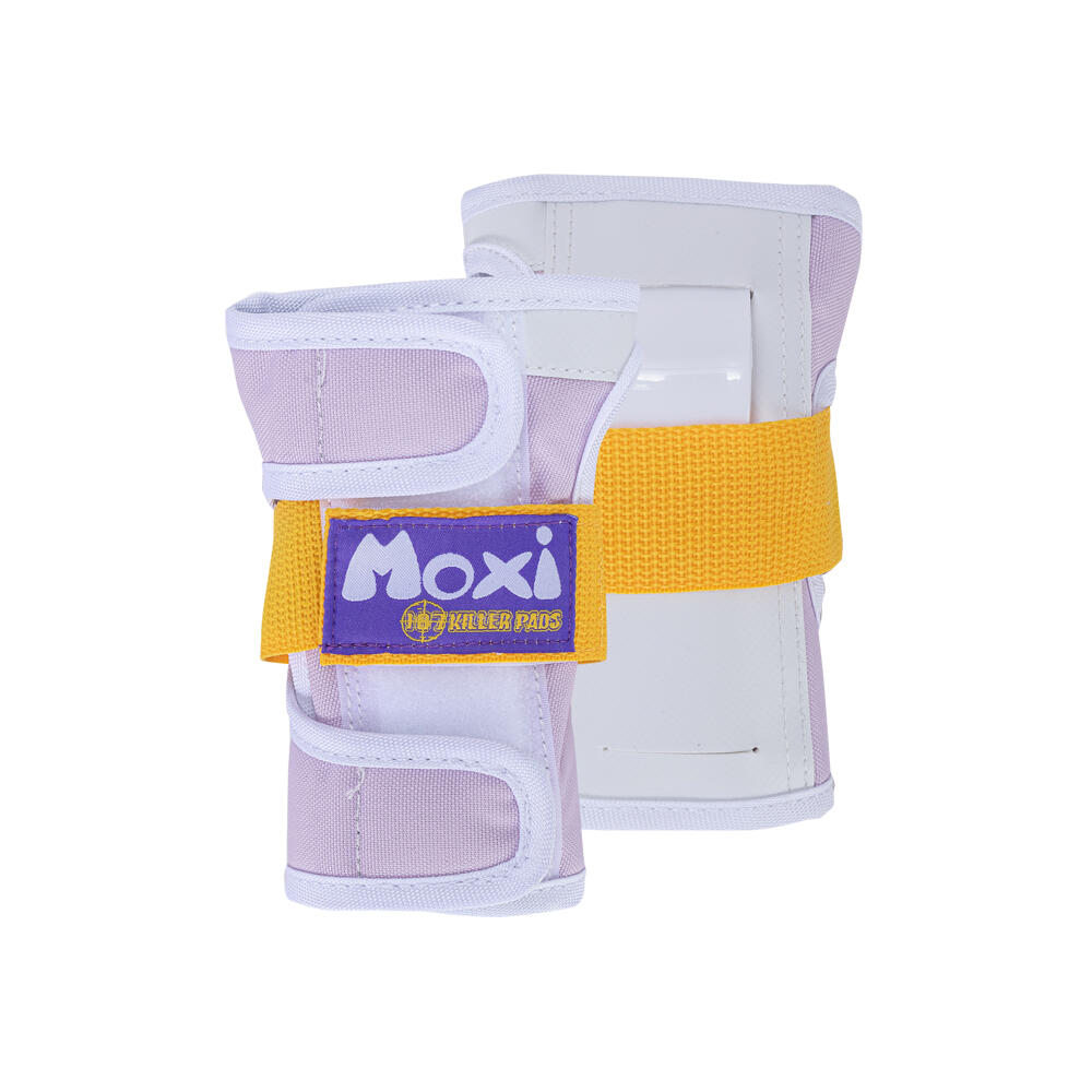 MOXI 187 KILLER PADS - 6 PACK PROTECTION SET FOR SKATES & SKATEBOARDS - LAVENDER 4/6