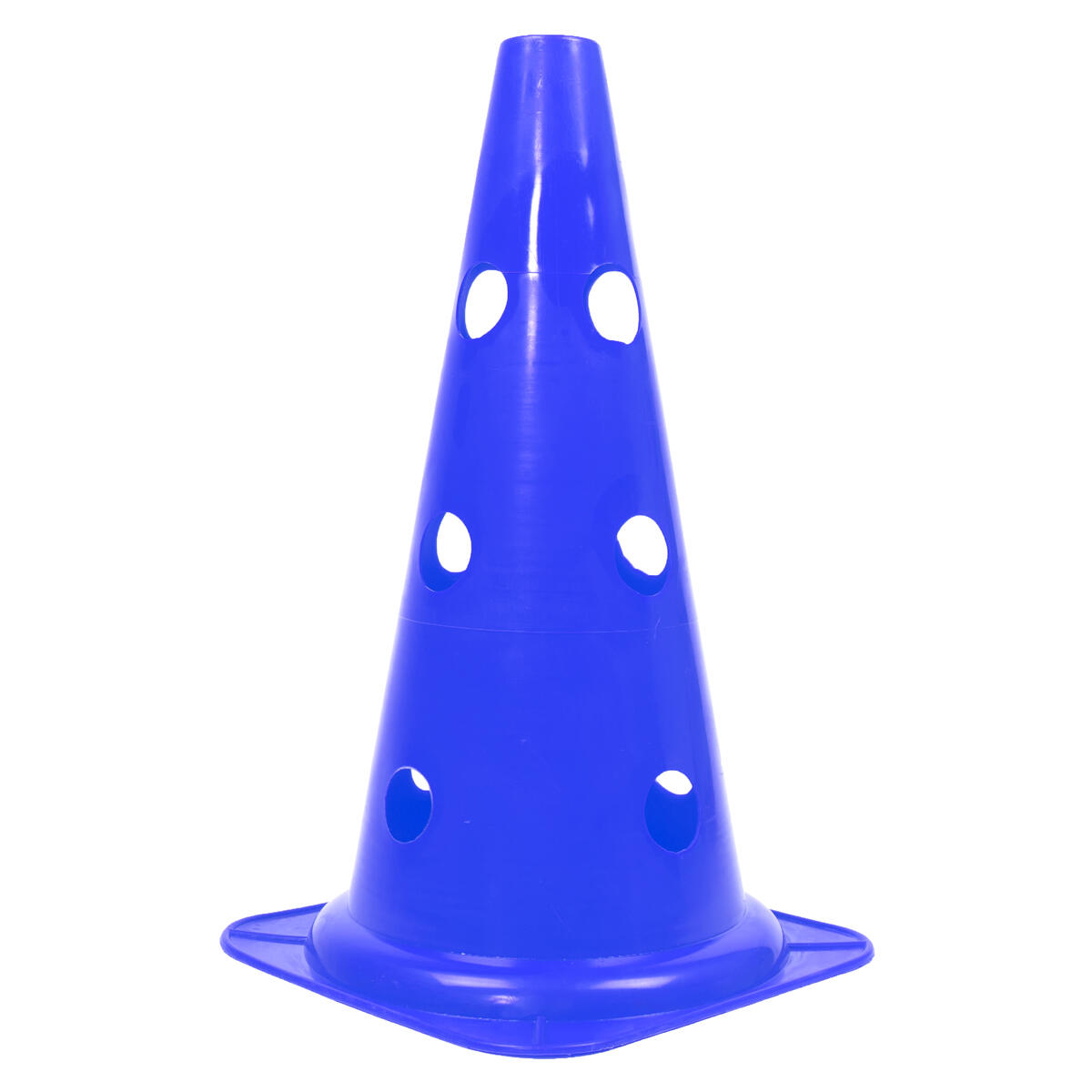 Cono da 38 cm 3 fori per picchetti Ø 25 mm | Blu