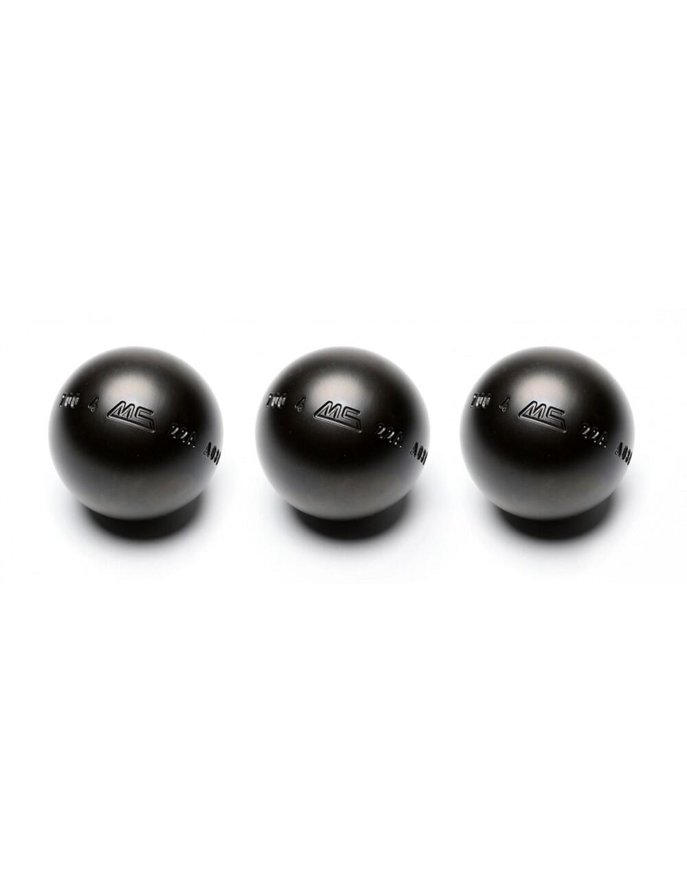 Boules de pétanque de compétition Anti Rebond - MS ACIER 2/3