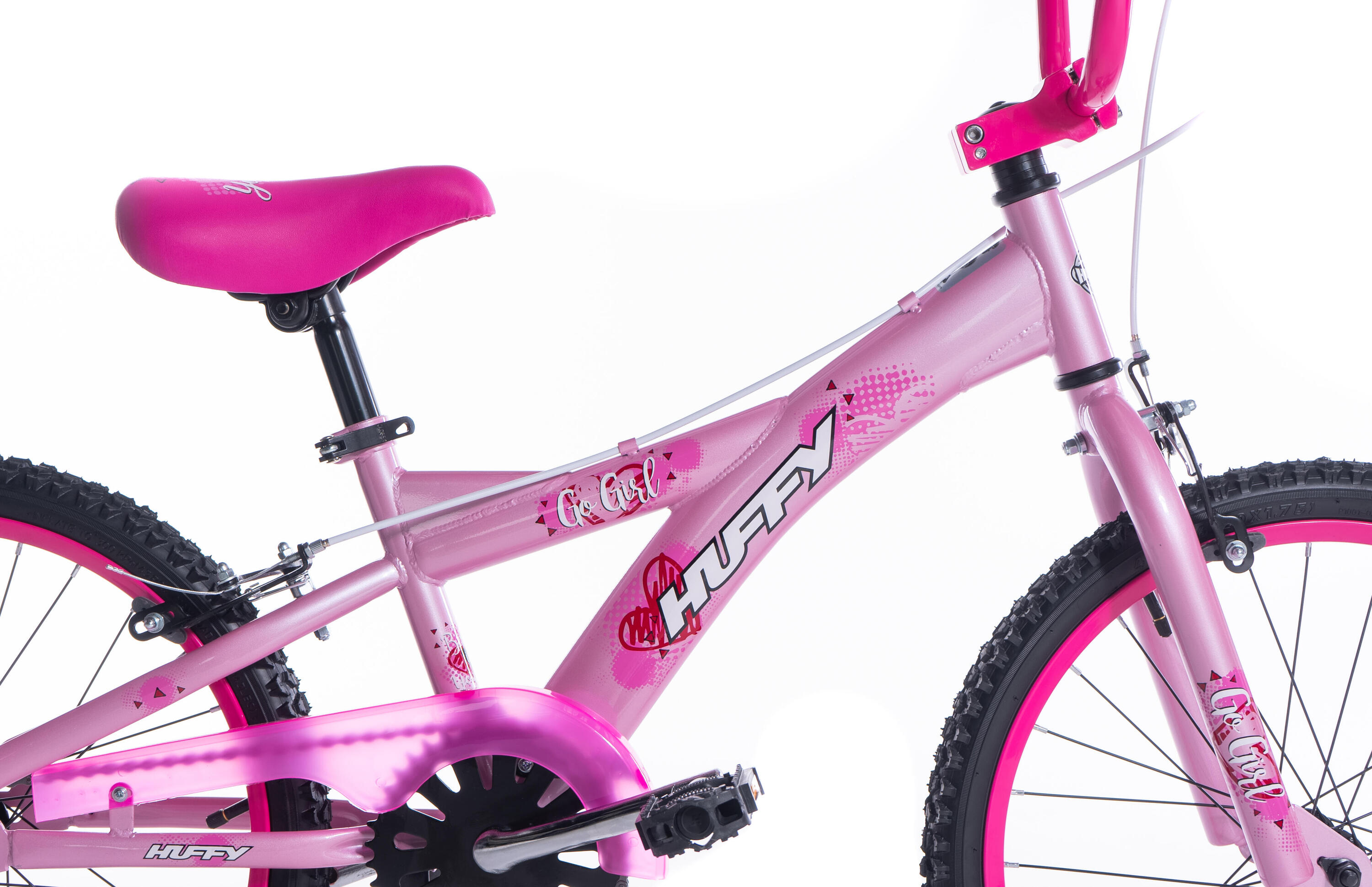 Go Girl Pink Girls Bike 20 Inch BMX Style With Tassles 6-9 Years 3/5