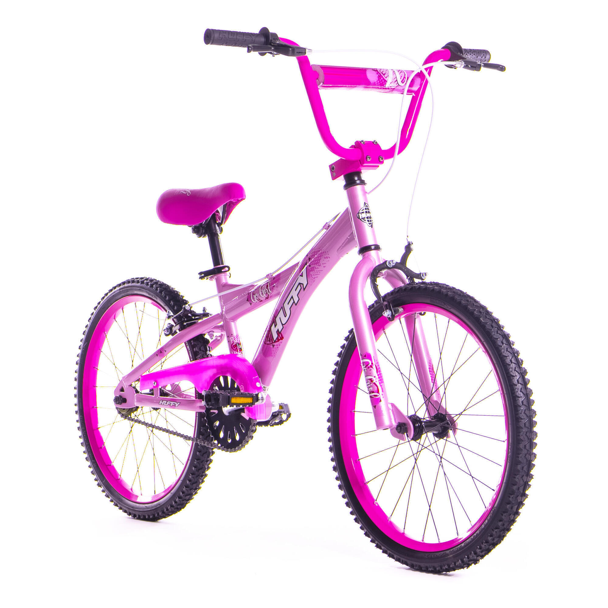 HUFFY Go Girl Pink Girls Bike 20 Inch BMX Style With Tassles 6-9 Years