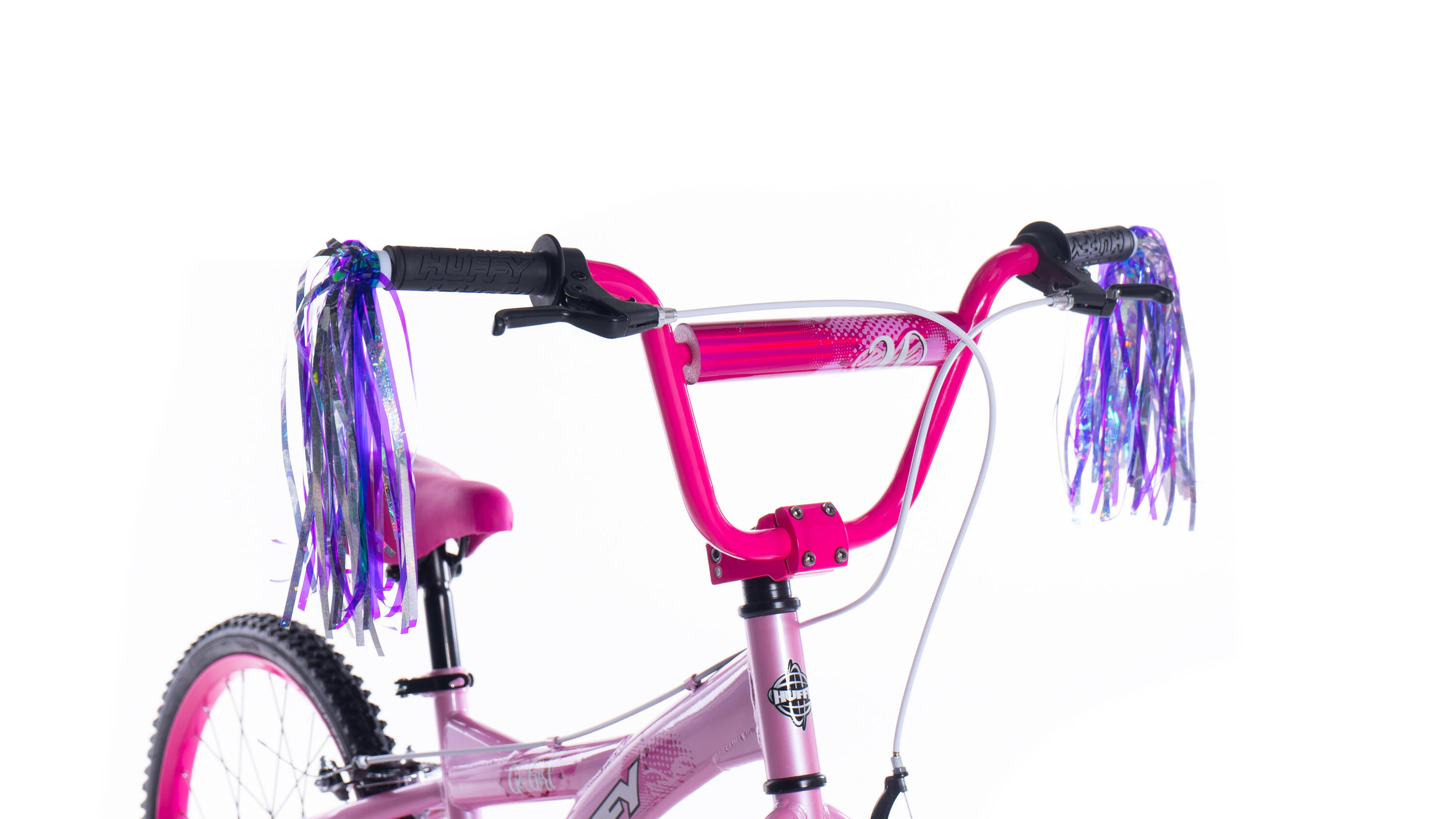 Go Girl Pink Girls Bike 20 Inch BMX Style With Tassles 6-9 Years 4/5