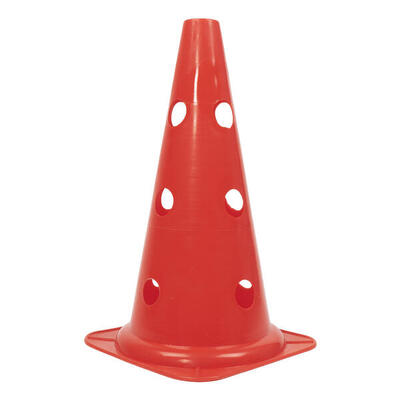 Kegel 38cm 3 Löcher für Fahrgassen Ø 25mm Omada | Rot