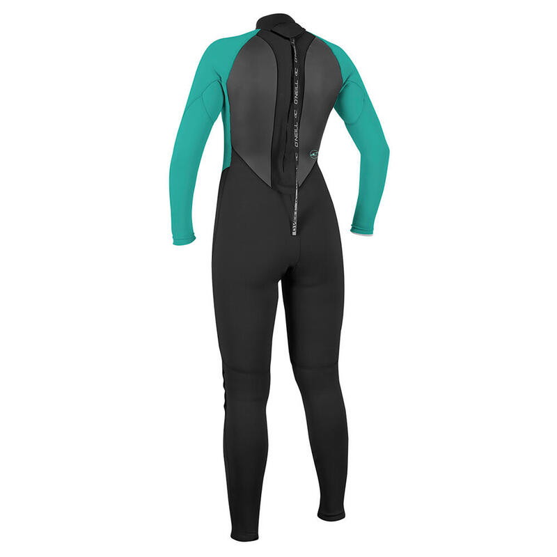 O'Neill Da Donna Reactor II 3/2mm Back Zip Muta - Black / Aqua