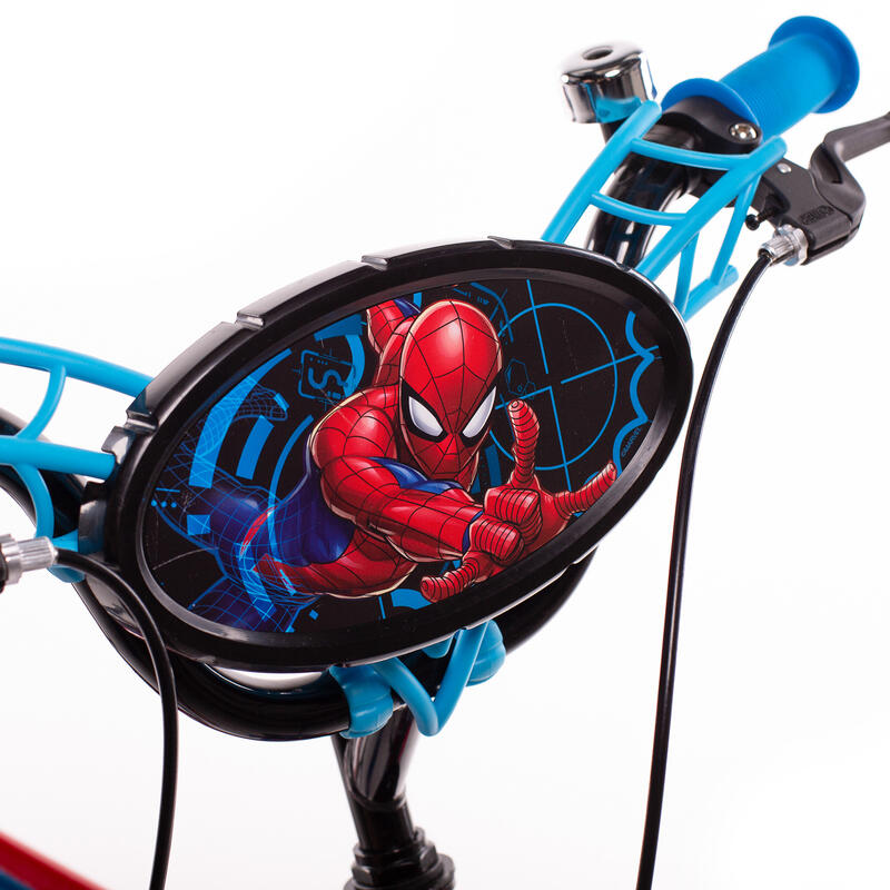 Vélo officiel Spiderman 16 pouces pour garçons 5 à 7 ans - Vélo enfant Huffy