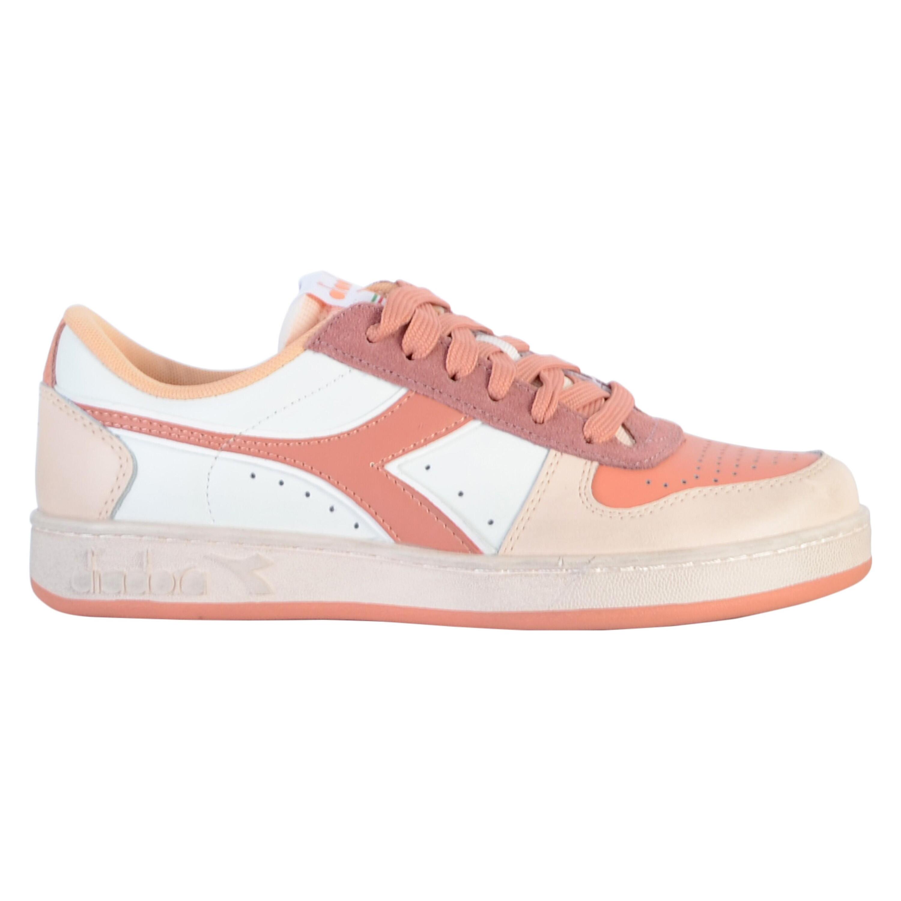 Diadora Magic Basket Low Icona Wn 501.178737 01 C9865 Coral Haze/Beach Sand/Blc 2/6