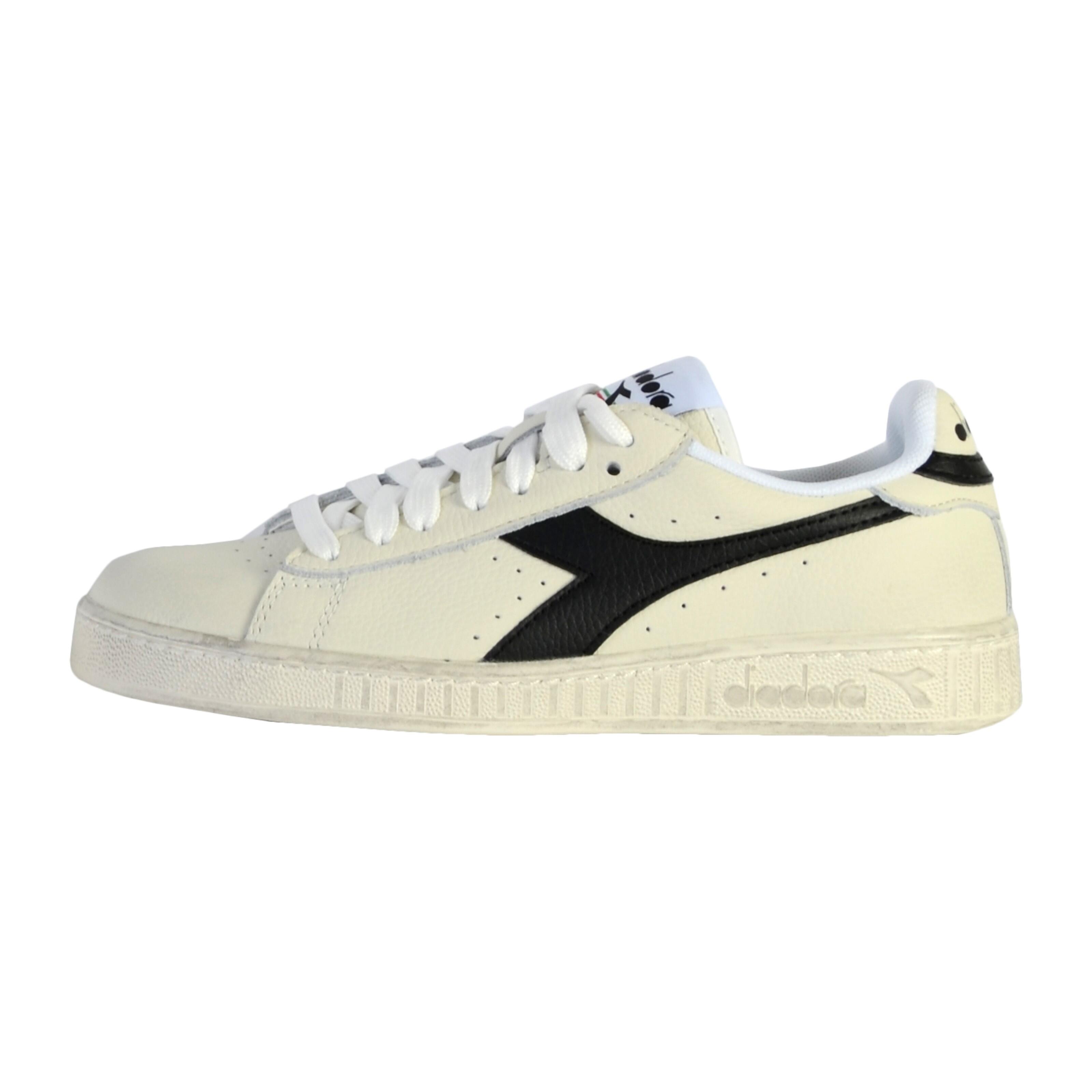 Diadora - Basket Cuir Diadora Game L Low Waxed - Unisex - Baskets - Noir - 36 - Decathlon