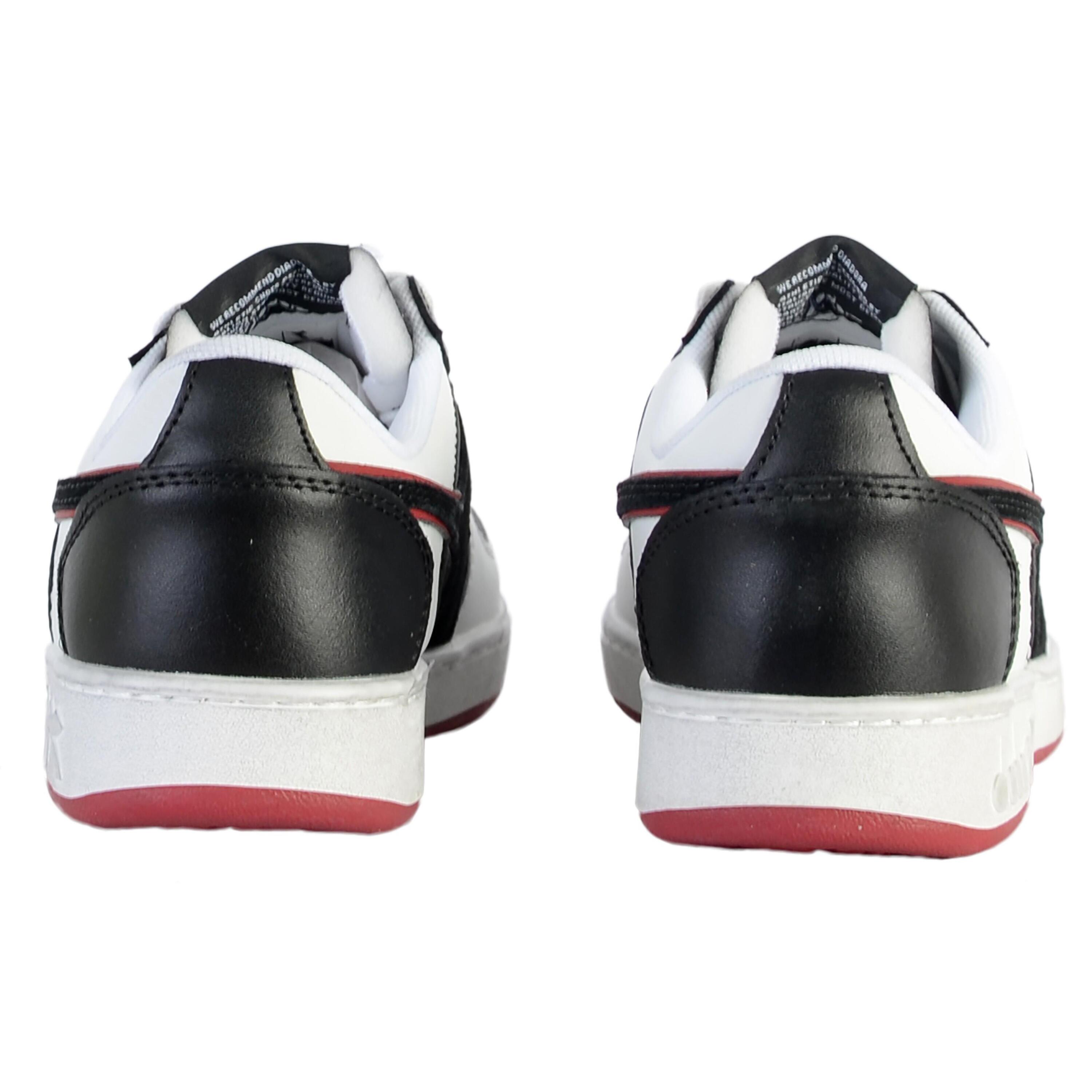 Diadora Magic Basket Low Icona Leather 501.178568 01 C5019 White/Red Granata 4/5