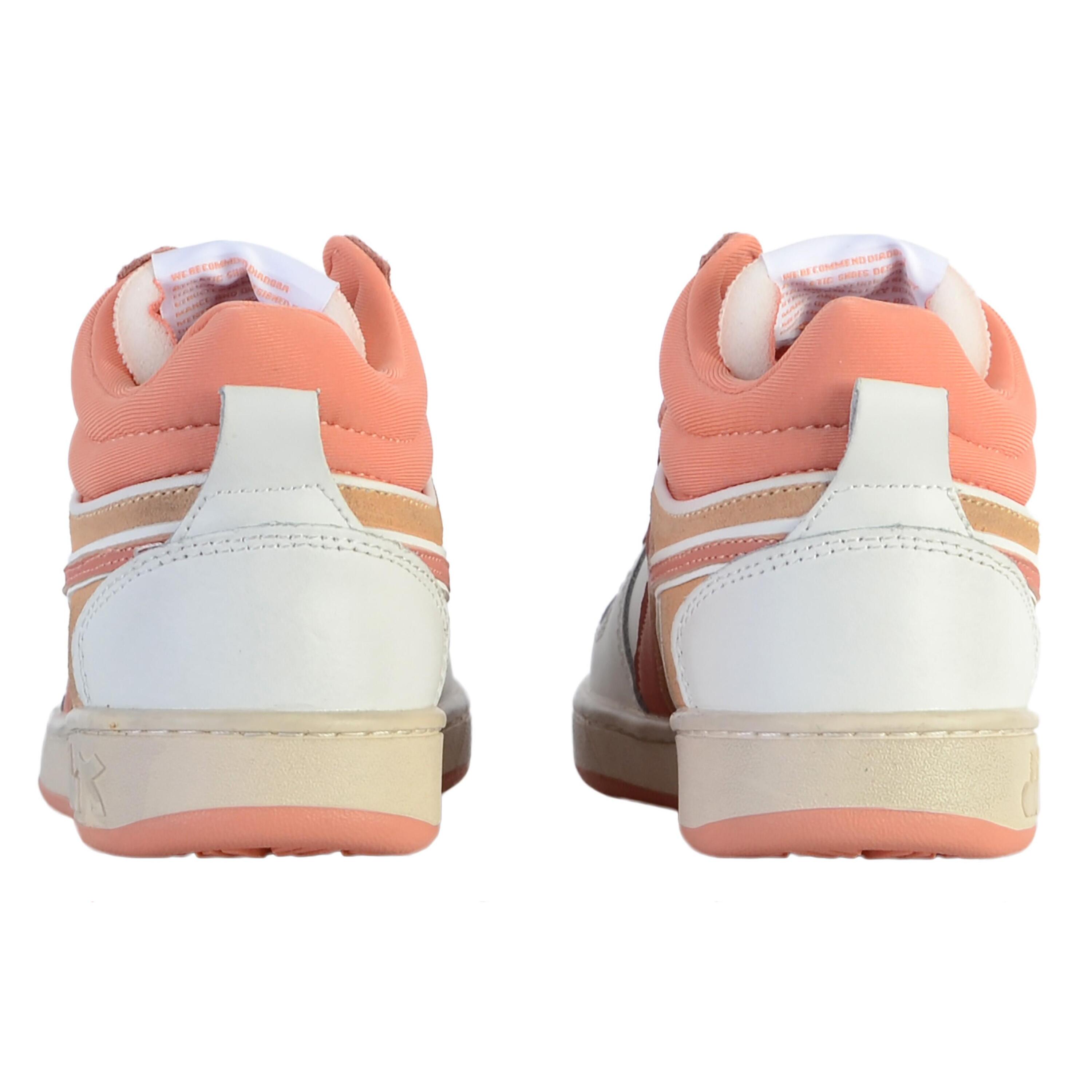 Diadora Magic Basket Demi Icona Wn 501.178548 01 C9865 Coral Haze/Beach Sand/Blc 4/5