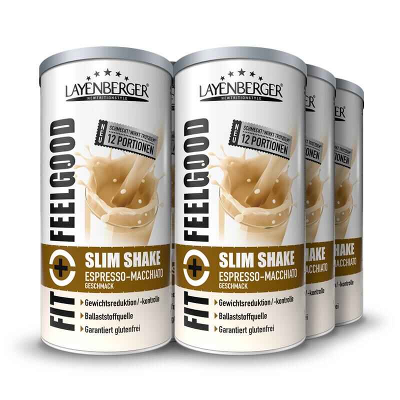 Fit+Feelgood SLIM SHAKE POWDER Espresso-Macchiato 6x396g