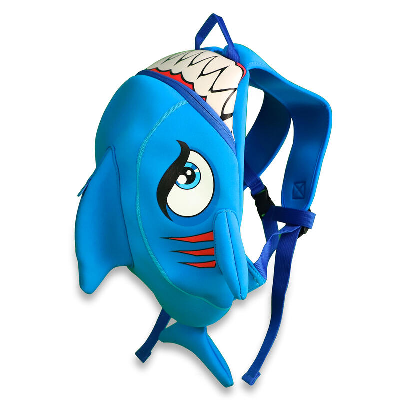 Plecak dla dzieci | Niebieski Rekin | Crazy Safety | Testowany i certyfikowany