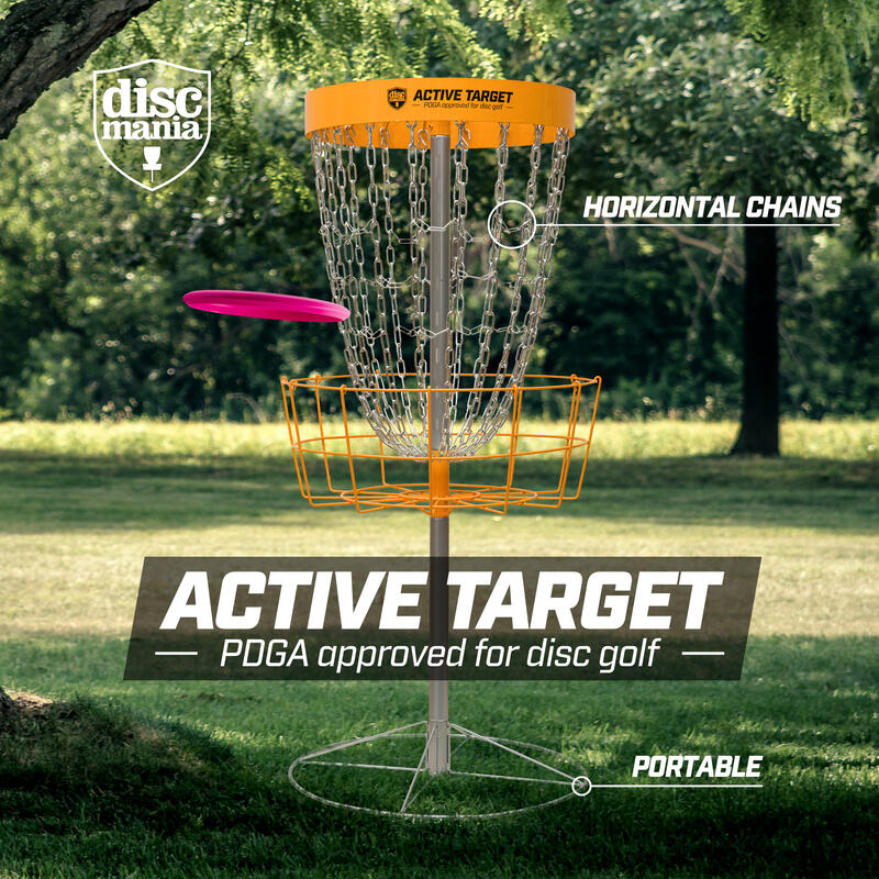 Active Target - Panier de golf à disque professionnel - panier en métal